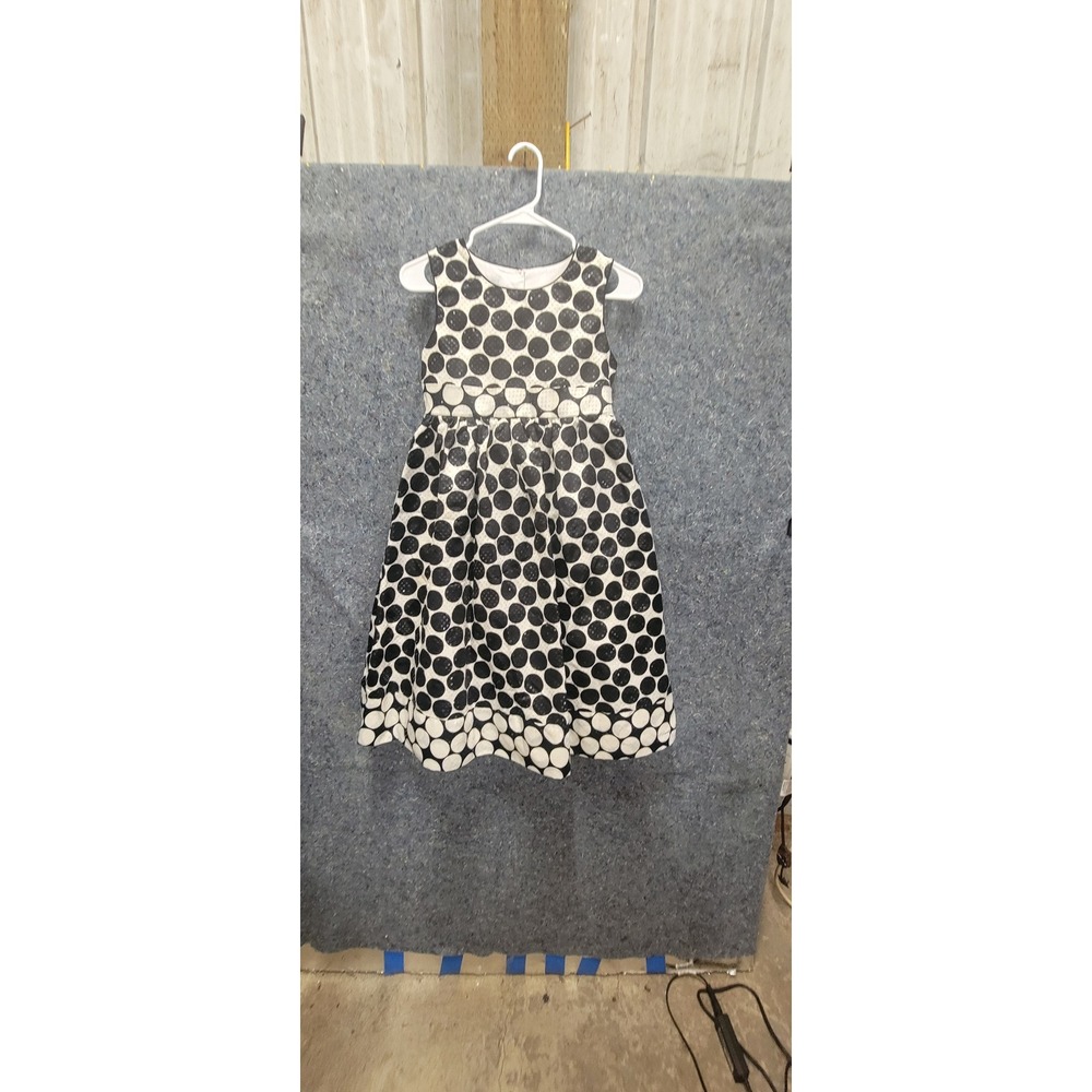 Marmellsta Black White Pokla Dots Lined Dress Size‎ 12